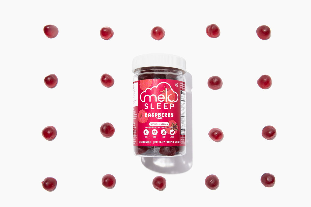 MELO Sleep Gummies - Raspberry (60CT Bottle)
