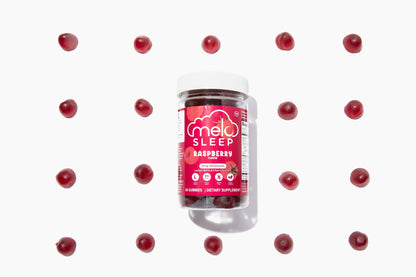 MELO Sleep Gummies - Raspberry (60CT Bottle)